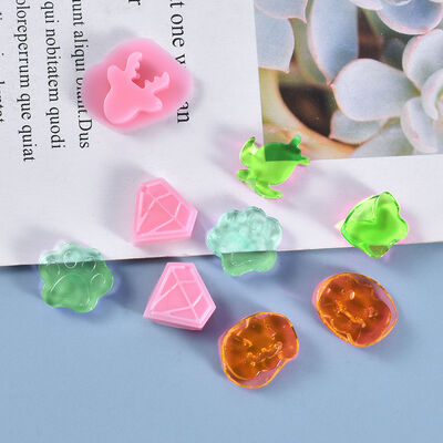 DIY Crystal Dropping Gel Mold Full Version Mini Earnail Pendant Silicone Mold Spot Wholesale