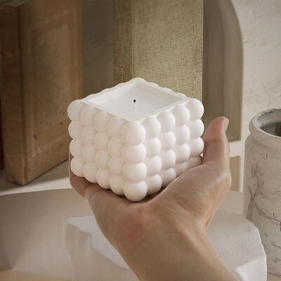 DIY Crystal Dropping Gel Bubble Cube Storage Jar Square Gypsum Storage Box Candle Cup Silicone Mold