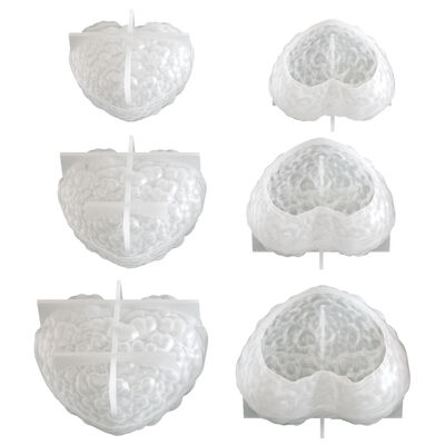 Heart shaped large, medium, small relief heart-shaped pattern gypsum ornament DIY aromatherapy candle souvenir silicone mold