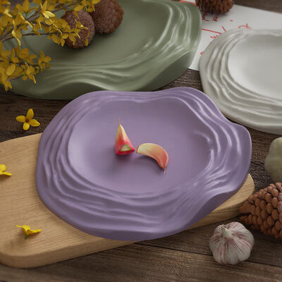 Crystal Drip Glue Gypsum Cement Irregular Tray Silicone Mold Wave Water Ripple Plate Dish Mold