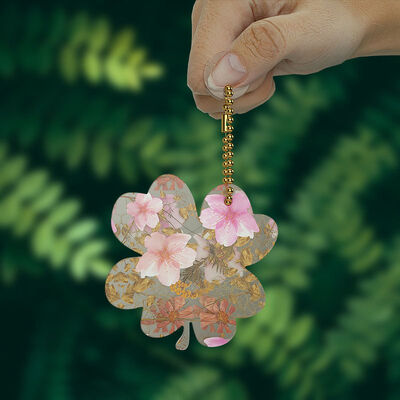 Source Crystal Dropping Resin Grinding Tool Irregular Leaf Clover Pendant Hanging Silicone Mold