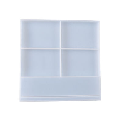 DIY Crystal Resin Mold Large Square Frame Display Stand Silicone Mold Wholesale Stock