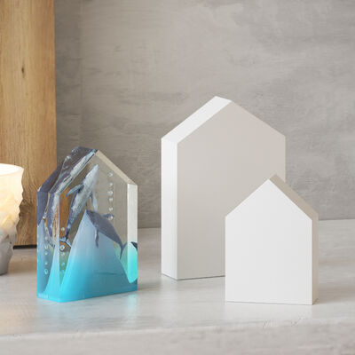 DIY Crystal Dropping Glue Large, Medium, Small, Three Dimensional Blank House Candle Gypsum Decoration Bookshelf Silicone Mold