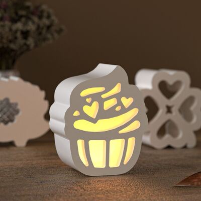 Silicone mold for four link hollow ornament DIY hedgehog mushroom cake with four leaf clover silhouette gypsum mold