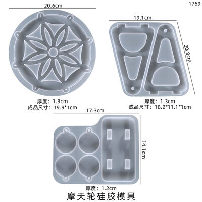 DIY Crystal Drip Glue Mold Creative Fun Play Ferris Wheel Platform Decoration Silicone Mold Spot Wholesale