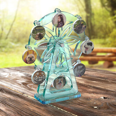 DIY Crystal Drip Glue Mold Creative Fun Play Ferris Wheel Platform Decoration Silicone Mold Spot Wholesale