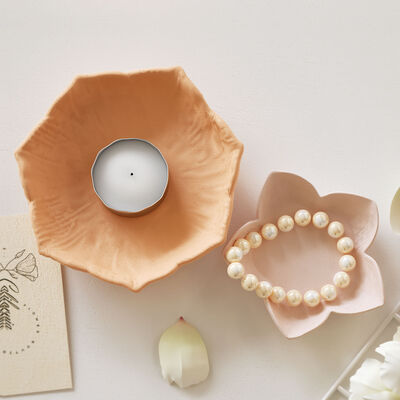 DIY crystal drip glue five petal flower seven petal flower storage tray aromatherapy gypsum flower dish silicone mold