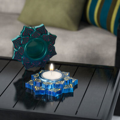 Dripper de cristal herramienta de molienda de resina de bricolaje con patrón irregular portavelas de flores almacenamiento molde de silicona