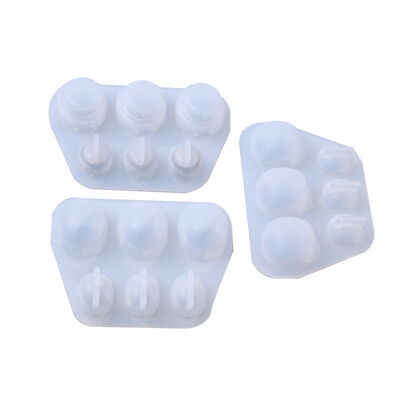 DIY Crystal Dropping Gel Mold Pirate Civilian Gentleman Skull Head Bracelet Jewelry Silicone Mold