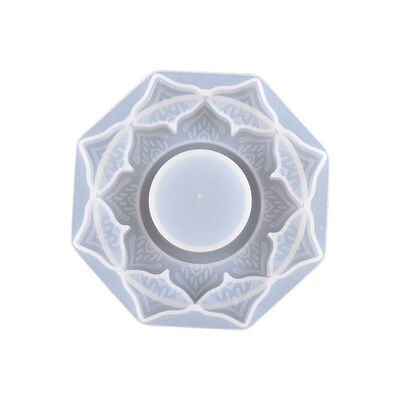 DIY adhesive resin plaster retro multi-level irregular shaped candle holder silicone mold mirror