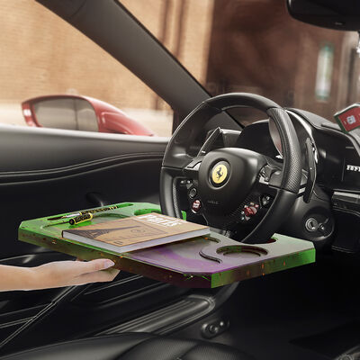 Crystal dropper car dining wheel, steering wheel, notebook holder, storage rack, car tray, silicone mold