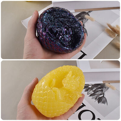 DIY Dinosaur Egg Candle Mold Dinosaur Baby Shell Breaking Tyrannosaurus Candle Gypsum Silicone Mold