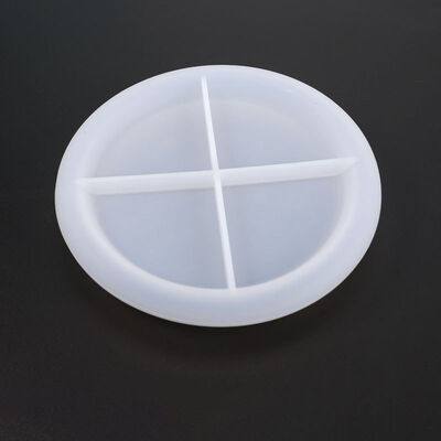 DIY crystal dropper mold, circular dish, coaster, handmade dropper dish, circular mirror surface, silicone mold