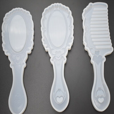 Mirror crystal dropper UV resin glue handmade silicone mold retro mirror comb mold DIY handmade dropper glue