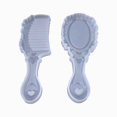 Mirror crystal dropper UV resin glue handmade silicone mold retro mirror comb mold DIY handmade dropper glue
