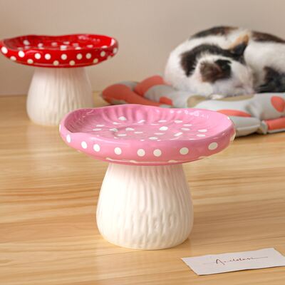 DIY Cross border New Product Aromatherapy Gypsum Tall Mushroom Vase Storage Can Tray Decoration Silicone Mold