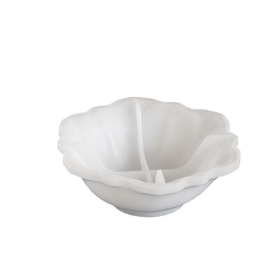 DIY crystal drip glue irregular lace lotus leaf storage bowl aromatherapy gypsum candle cup silicone mold