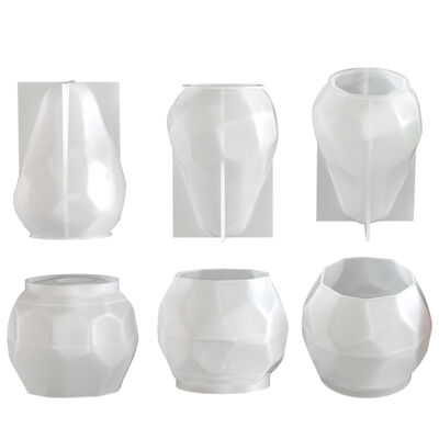 DIY diamond shaped sliced pear apple candle silicone mold aromatherapy gypsum fruit dropper mold