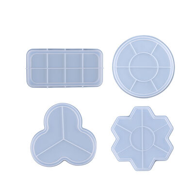 DIY crystal dropper shaped tray mold, multiple trays, fruit trays, plates, ornaments, silicone molds