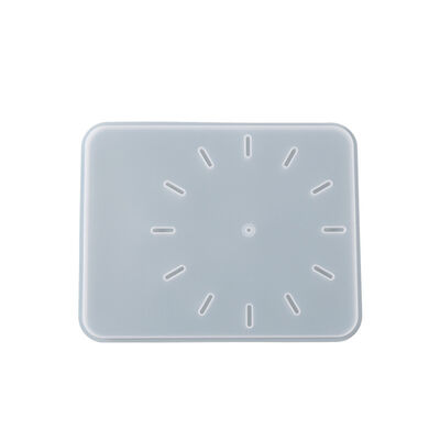 DIY crystal dropper resin grinding tool rectangular large hanging clock ornament silicone mold source goods