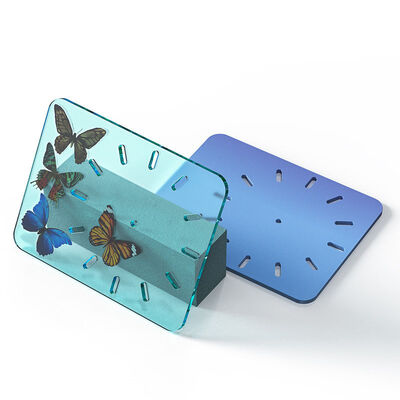 DIY crystal dropper resin grinding tool rectangular large hanging clock ornament silicone mold source goods