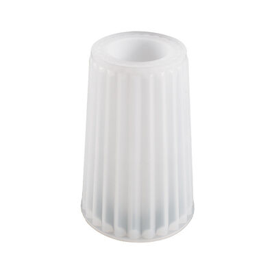 DIY crystal dropper resin mold, striped and raised three-dimensional vase, pen holder, silicone mold wholesale