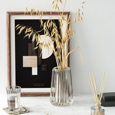 DIY crystal dropper resin mold, striped and raised three-dimensional vase, pen holder, silicone mold wholesale