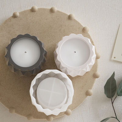 DIY dropper epoxy resin sectional vase, pen holder, shaped storage jar, gypsum aromatherapy candle cup, silicone mold