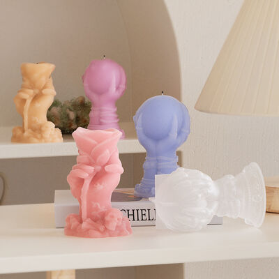 DIY Drip Glue Halloween Rose Ghost Hand Pendant Magic Claw Ghost Handball Aromatherapy Gypsum Candle Silicone Mold
