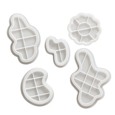DIY resin cement gypsum irregular tray storage plate, dish decoration table, silicone mold