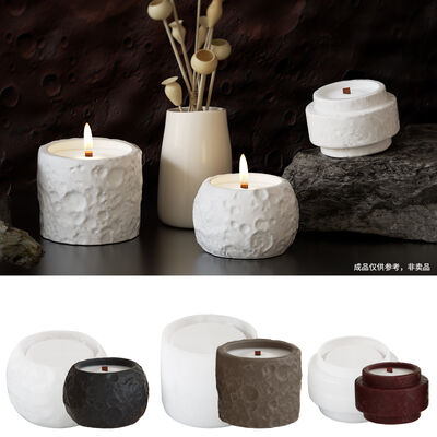 DIY Dropping Mold Space Moon Series Storage Box Candle Cup Aromatherapy Gypsum Silicone Mold