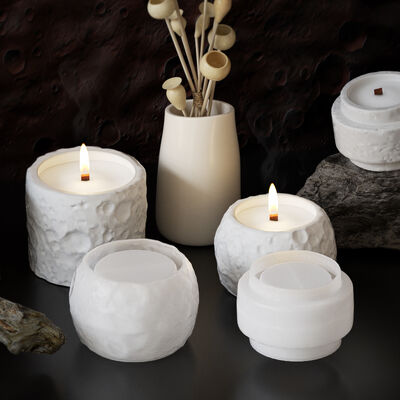 DIY Dropping Mold Space Moon Series Storage Box Candle Cup Aromatherapy Gypsum Silicone Mold