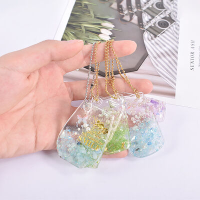 DIY resin beverage cup hanging mold, wine cup, coffee cup, Mason jar pendant, silicone mold