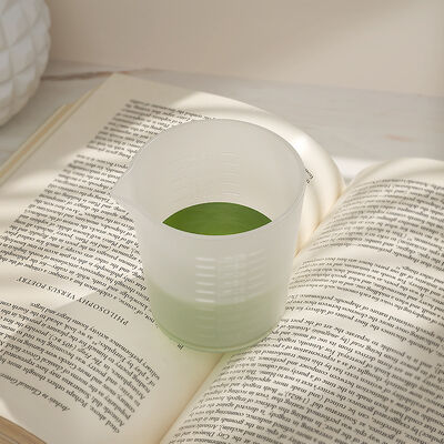 Dropping glue mixing tool cup DIY gypsum candle liquid capacity cup 50ml graduated silicone cup mold