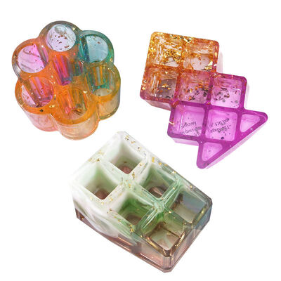 DIY crystal dropper molds, multiple beautiful and creative lipstick storage boxes, silicone molds, spot wholesale