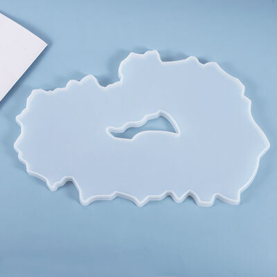 DIY crystal dropper shaped table mold, irregular fruit tray, coaster, large table, silicone mold