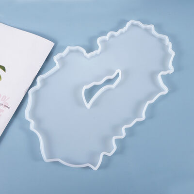 DIY crystal dropper shaped table mold, irregular fruit tray, coaster, large table, silicone mold
