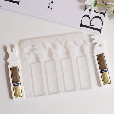 Chocolate Cash Gift Box Silicone Mold DIY Rabbit Festival Decoration Box Gypsum Dropping Mold