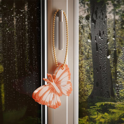 Crystal dropper DIY resin aromatherapy pendant, multiple butterfly keychain pendants, silicone mold wholesale