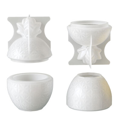 Dropping resin pineapple storage jar silicone mold DIY aromatherapy candle cup table gypsum mold