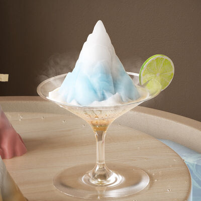 DIY Snow Mountain Aromatherapy Candle Mold Flame Mountain Single Three Dimensional Cone Iceberg Ice Cream Gypsum Silicone Mold