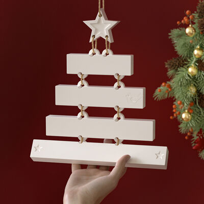 DIY resina de cristal listado de Navidad molde de caída yeso de aromaterapia molde de señal de bendición de Navidad