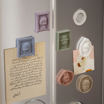 DIY dropper resin relief semi three-dimensional portrait refrigerator sticker aromatherapy gypsum hanging silicone mold