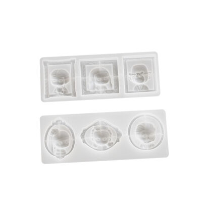 DIY dropper resin relief semi three-dimensional portrait refrigerator sticker aromatherapy gypsum hanging silicone mold