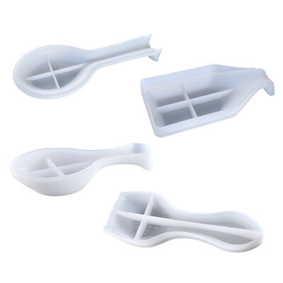 DIY crystal dropper homemade spoon holder mold, spoon pad, spatula holder, kitchen shelf, silicone mold