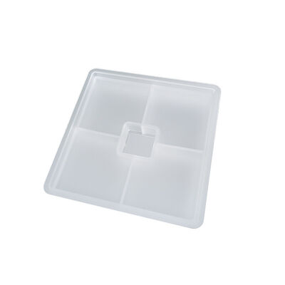 Drip glue DIY ashtray mold with cover imitating ash flying Nordic ins square ashtray silicone mold