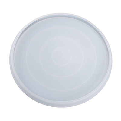 DIY crystal dropper mold, large circular mirror plate, curved dish, coaster, silicone mold