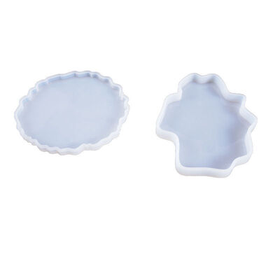 DIY crystal dropper mold, irregular coaster placement mold, decorative irregular silicone mold
