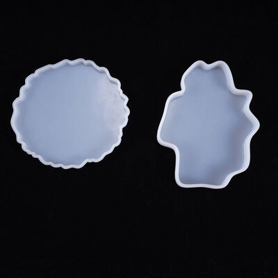 DIY crystal dropper mold, irregular coaster placement mold, decorative irregular silicone mold