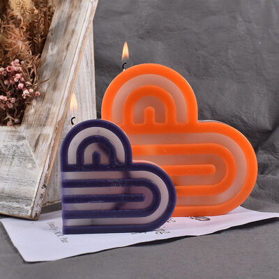 Dropping glue ins style heart-shaped door candle mold heart-shaped coaster Valentine's Day arch decoration silicone mold